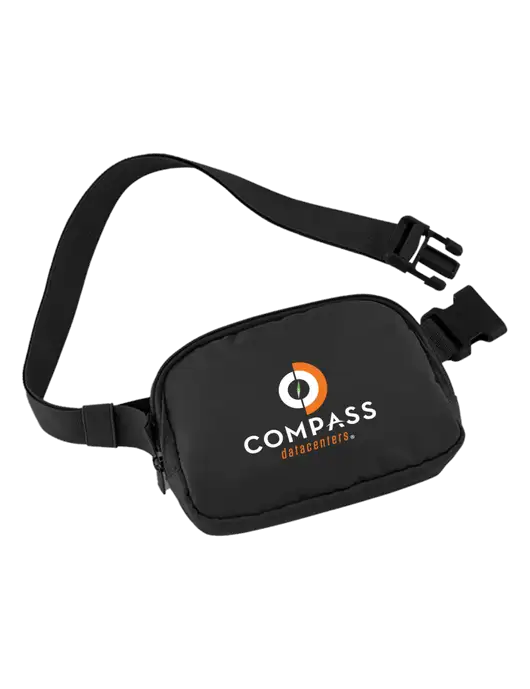 AeroLOFT Anywhere Black Belt Bag w/Compass Logo