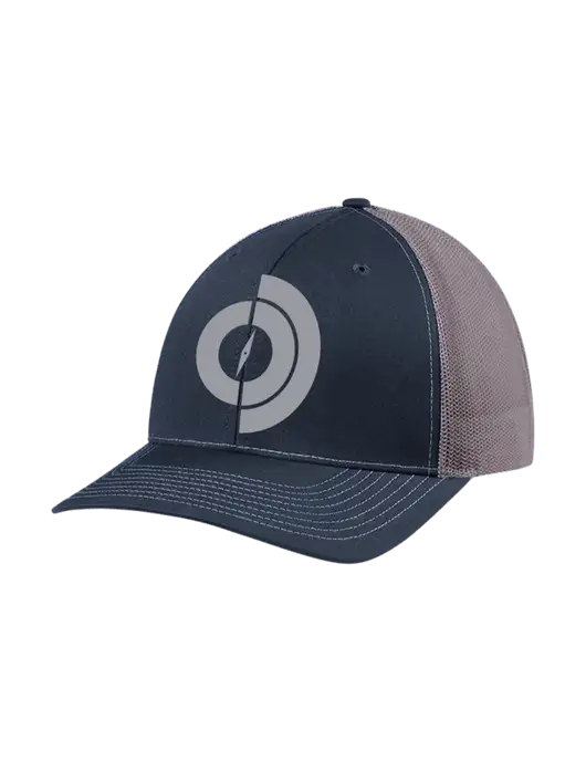 Richardson Adjustable Snapback Original 112 Trucker Cap Navy w/Charcoal Mesh w/Compass Logo