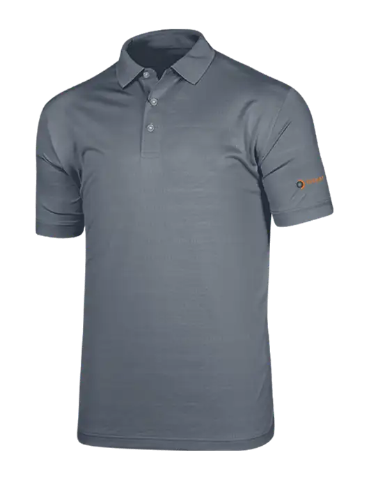 Callaway Vibrant Light Grey Ventilated Polo w/Operations Logo