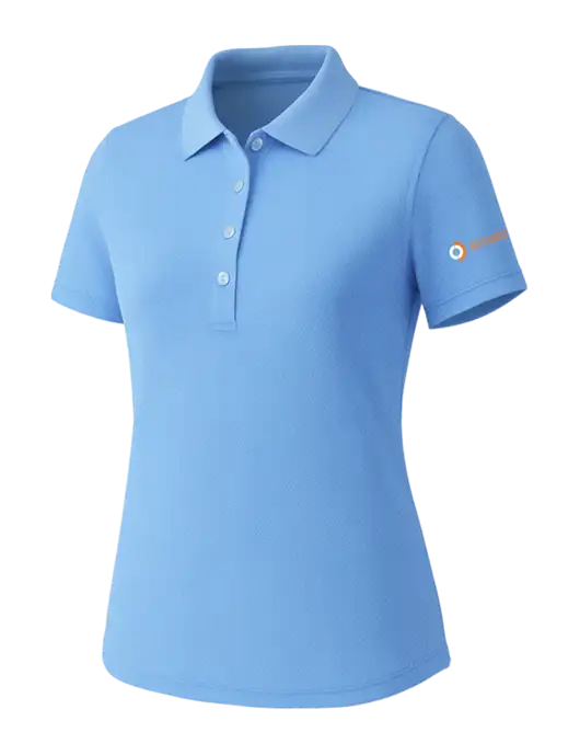 Callaway Womens Core Light Blue Performance Polo w/Security Logo