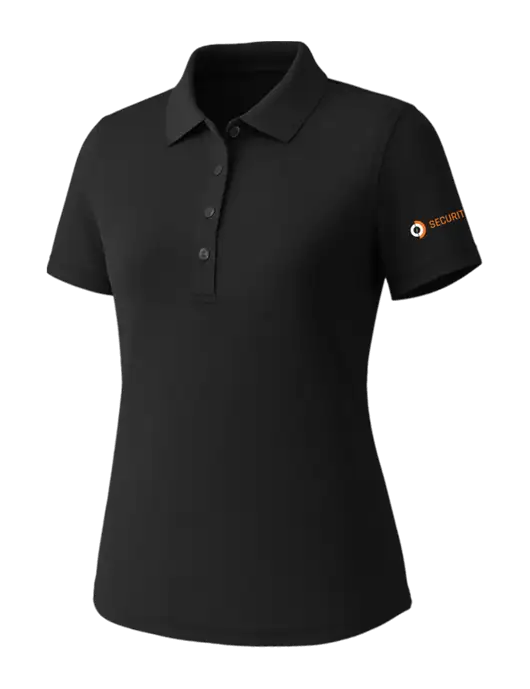 Callaway Womens Core Black Performance Polo w/Security Logo