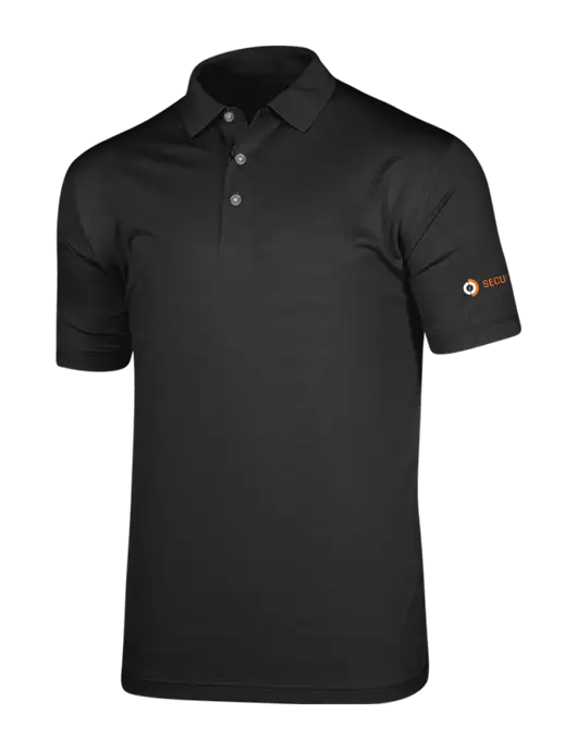Callaway Vibrant Black Ventilated Polo w/Security Logo
