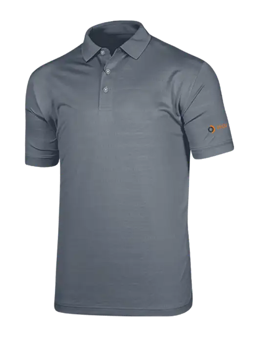Callaway Vibrant Light Grey Ventilated Polo w/Security Logo