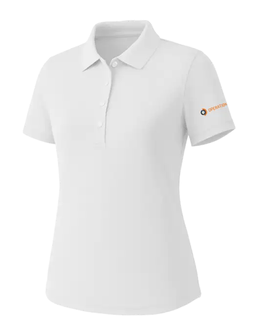 Callaway Womens Core Bright White Performance Polo w/Operations Logo