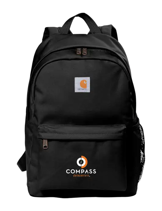 Carhartt Black Canvas Backpack w/Compass Logo