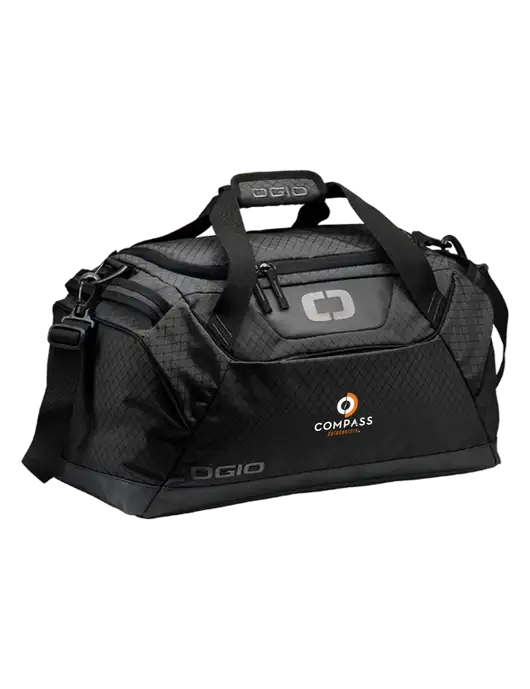 OGIO Black Catalyst Duffle
 w/Compass Logo