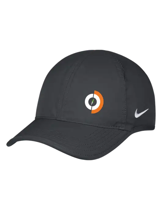 Nike Charcoal Featherlight Cap w/Compass Logo