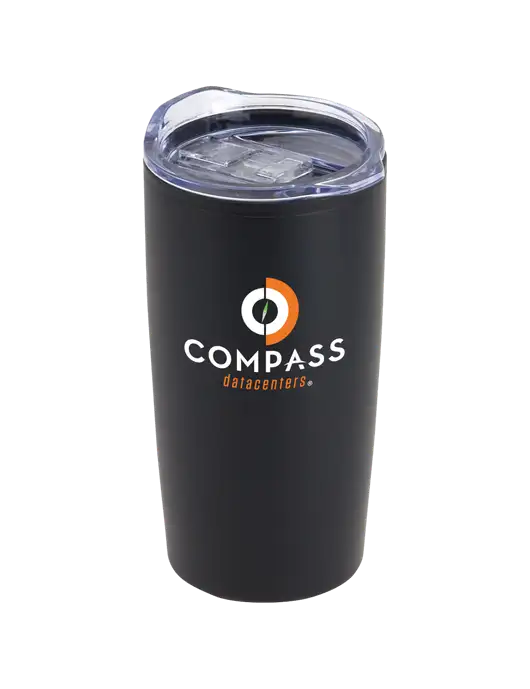 Olympus Black 20 oz Tumbler w/Compass Logo