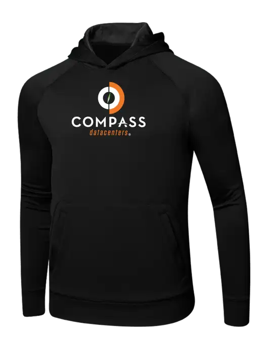 Tech Black Fleece Hooded Sweatshirt w/Compass Logo