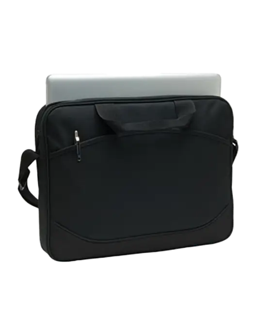 Slim & Lite Black Laptop Case w/Compass Logo